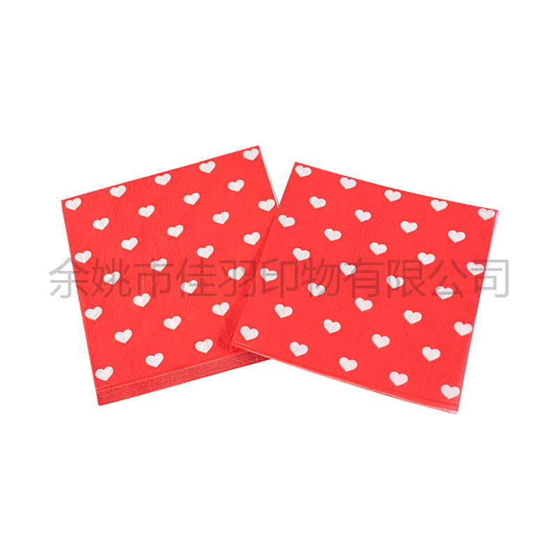 Pañuelo de San Valentín de 33 cm (33x33 18 g 2 capas)